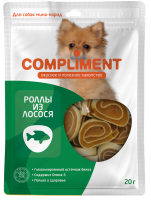 Compliment Роллы из лосося для собак мини-пород 20гр