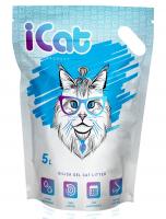 iCat силикагелевый наполнитель без ароматизатора 5 л