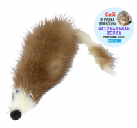 GoSi Игрушка для кошек мышь из натуральной норки
