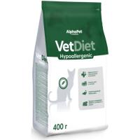 AlphaPet Vet Diet Hypoallergenic при пищевой аллергии и непереносимости ингредиентов для кошек