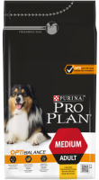 Pro Plan Medium Adult, для средних пород, курица и рис