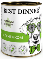 Best Dinner Premium Меню №1 консервы для щенков, с ягненком