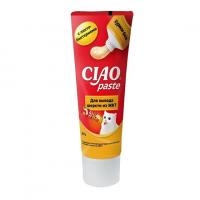 INABA Paste паста для кошек для вывода шерсти из ЖКТ Куриное филе 80г