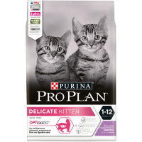 Pro Plan Kitten Delicate для котят с индейкой