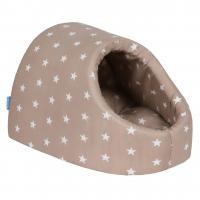 Rich Breed Дом пещера, пополин, звёзды на коричневом 