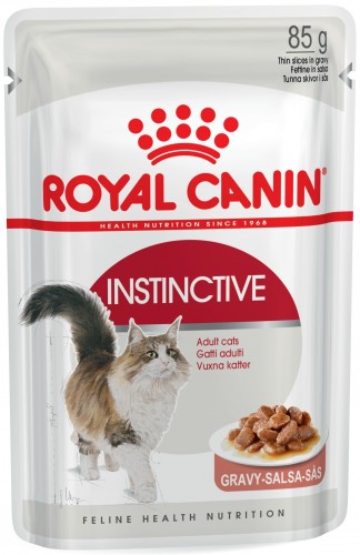 Royal Canin Instinctive для взрослых кошек, кусочки в соусе