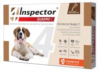 Inspector Quadro Капли от внешних и внутренних паразитов для собак, (от 40 до 60 кг) 1 пип