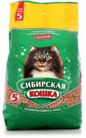 Сибирская кошка древесный наполнитель для кошек "Лесной" 