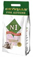 Наполнитель силикагелевый N1 Crystals For Kittens, для котят, 5 л