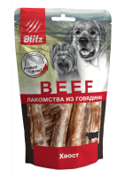 BLITZ Лакомство сублимированное для собак "хвост говяжий", 100 г