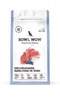 Bowl Wow Сухой корм для щенков крупных пород, индейка, ягненок с рисом и черникой