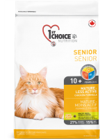 1st Choice корм для кошек Mature or Less Active, цыпленок