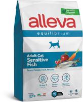 Alleva Equilibrium Sensitive Fish Сухой корм для взрослых кошек с океанической рыбой