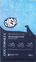 Enso Dog Formula Monoprotein сухой корм для собак средних и крупных пород со свежей белой рыбой и брокколи