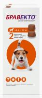 Бравекто таблетка жевательная 250мг для собак от 4,5 до 10кг, 2 таб