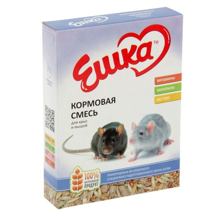 Ешка кормовая смесь для крыс и мышей 450 гр