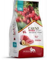 Carni Life Medium Maxi Adult сухой корм для средних и крупных пород, говядина с черносливом и клюквой