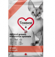 Уценка: 1ST CHOICE GF Kitten беззерновой корм для котят оптимальный рост, треска и лосось 350гр (Срок до 01.06.2024)