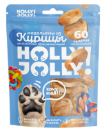 Holly Jolly! Лакомство для собак мелких пород, медальоны из курицы 60гр