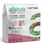 Alleva Holistic Kitten Chicken & Duck Сухой корм для котят с курицей, уткой, алоэ вера и женьшенем