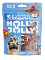 Holly Jolly! Лакомство для собак мелких пород, медальоны из говядины 60гр