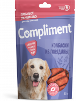 Compliment Колбаски из говядины для собак всех пород 50гр