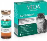 КотЭрвин раствор для приема внутрь для кошек и собак 10 мл, 3фл