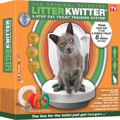 Litter Kwitter оригинальная система для приучения кошки к туалету