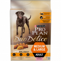 Pro Plan Duo Delice для взрослых собак всех пород, лосось и рис