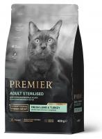 Premier Cat Lamb & Turkey Sterilised Свежее мясо ягненка с индейкой для стерилизованных кошек