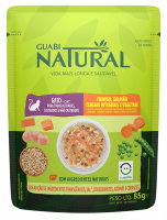 Guabi Natural Cat пауч для взрослых кошек курица, лосось, цельнозерновые злаки и овощи