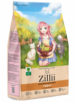 Zillii Sensitive сухой корм для кошек с чувствительным пищеварением, индейка