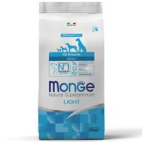 Monge Dog Speciality Light корм для собак низкокалорийный лосось с рисом
