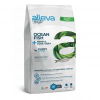 Alleva Holistic Puppy Mini Сухой корм для щенков и юниоров мини пород, с океанической рыбой, коноплей и алое вера