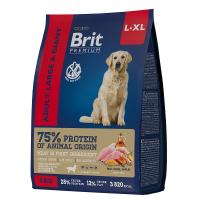 Уценка: Brit Premium Adult L + XL для крупных пород от 1-7 лет, курица, рис 3кг (Срок до 08.2023)