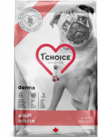 Уценка: 1ST CHOICE GF Derma беззерновой корм для собак с гиперчувствительной кожей, лосось 340г (Срок до 13.06.2024)