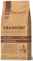 Grandorf Dog Duck & Turkey Medium & Maxi Breeds для собак средних и крупных пород пород, утка с индейкой