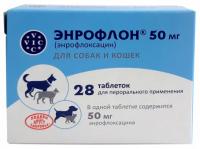 Doctor VIC Энрофлон для кошек и собак 50 мг, 28 таб. (по рецепту)