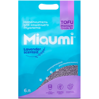 Miaumi Тофу комкующийся наполнитель для кошек с ароматом лаванды