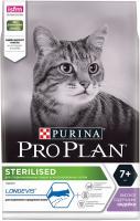 Pro Plan Sterilised 7 + корм для стерилизованных кошек и кастрированных котов старше 7 лет с индейкой