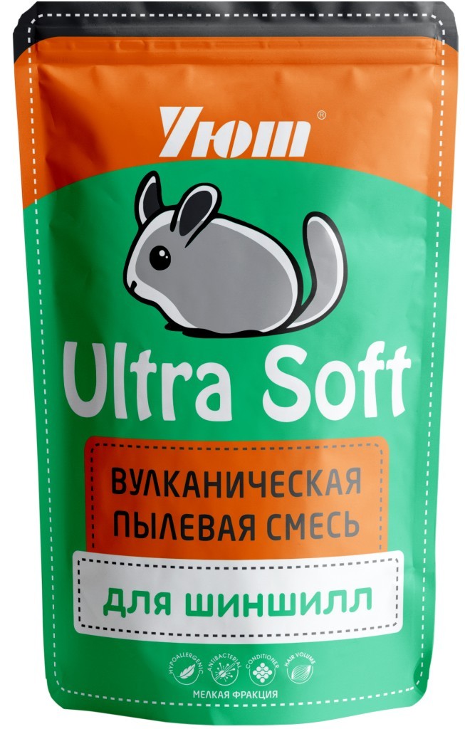 Уют Ultra Soft Вулканическая смесь для шиншил 0,73л