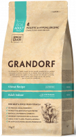 Grandorf Cat 4 Meat Prebiotic Indoor Сухой корм для домашних кошек, 4 мяса и пребиотики