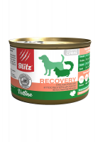 Blitz Vetline Recovery влажный корм для собак и кошек при истощении, для восстановления сил после болезни и операции
