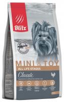 Blitz Adult Classic Mini&Toy сухой корм для взрослых собак миниатюрных и мелких пород