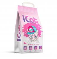 iCat комкующийся наполнитель без ароматизатора, 5 кг