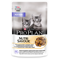 Pro Plan Nutrisavour Kitten для котят с курицей в желе 85 гр