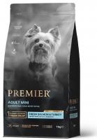 Premier Dog Salmon & Turkey Adult Mini Свежее филе лосося с индейкой для собак мелких пород