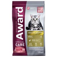 AWARD Special Care Sensitive Digestion для кошек с чувствительным пищеварением, со свежим мясом утки