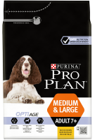 Pro Plan Medium & Large Adult 7+ для средних и крупных собак старше 7 лет, курица с рисом