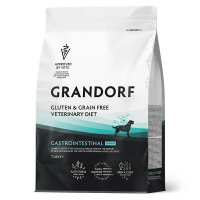 GRANDORF Veterinary Diet Dog Gastrointestinal Low Fat ветеринарная диета для собак, сухой корм способствующий регуляции метаболизма, при расстройстве желудка, c индейкой